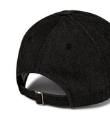 Denim Logo Ball Cap - Black