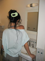 Jelly bean hair clip (Lime)