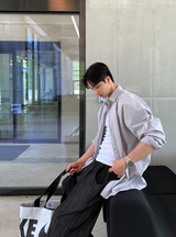 Wonderant Ice Cotton Linen Overfit Shirt