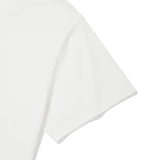 KIRSH PLAIN WORDING POINT T-SHIRT - WHITE