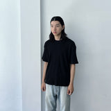 ワイド リブ クルー Tシャツ