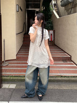 SECTION RIVET BALLOON JEANS (2C)