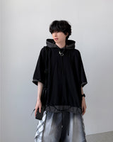 Crunch Layered Half Hoodie