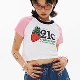 21C フロッグラグランクロップtシャツ