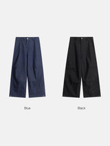 ルトンピンタックワイドストライプパンツ 2C