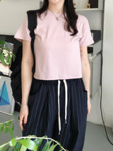 デイリークロップ半袖Tシャツ (10c)