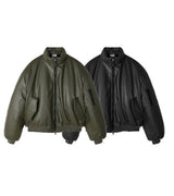 [F/W] Leather padding blouson(2color)