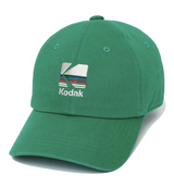 RAINBOW EMBROIDERY BALL CAP【GREEN】