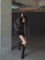 Visen Two Way Patch Pigment Jacket