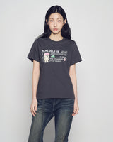 26SS WOMAN タイピングプロフィール半袖Tシャツ