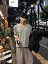 ローム ソフト Uネック ロングスリーブ Tシャツ