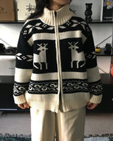 LW ノルディックハイネックニットジップアップ (2C)