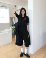 Nub Track Patch Bermuda Pants