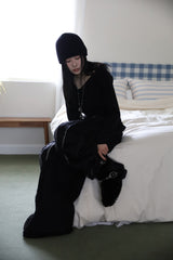 Layered brushed banding pants