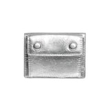 ドットポケット3レイヤーハーフウォレットコインマネーカードウォレット　シルバー