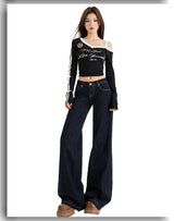 American Vintage Low waist Flare Denim Pants