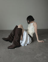 1212 Leather Warmer Long Boots (5cm)