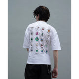 PEANUT STAIN - フレンズホワイトボクシーTシャツ