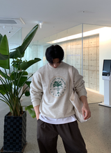 フォトン フロリダ プリント オーバー スウェットシャツ