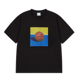 25SS SQUARE BASKETBALL SHORT SLEEVE T-SHIRT BLACK