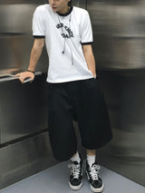  Delta Stripe Bermuda Slacks 2C