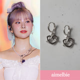 [VIVIZ ウナ Piercing] プレッツェル ハギーズ ピアス - Silver Color