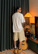 [ VirStyle Original ] INKKI Canvas Carpenter Shorts 4COLOR