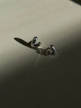 [925silver] トゥインクルハートピアス