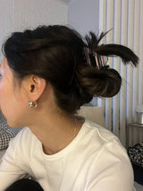 Triangle ストライプヘアクリップ