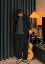 [ VIR Style Original ] China Collar Pleated Jacket 2COLOR