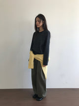 アベニューストライプロングスリーブ（4 Colors)