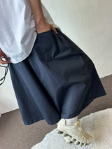 Courtney Rivet Slit Balloon Bermuda Shorts 3color