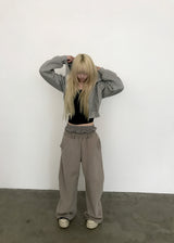 トランクレイヤードワイドパンツ