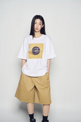 25SS SQUARE BASKETBALL SHORT SLEEVE T-SHIRT WHITE