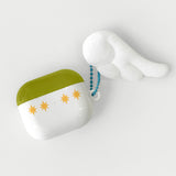 oab twinkle airpods case (olive)