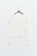 (W) Opening Layered Top (4color)
