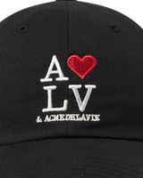 25FW LOVE ADLV コットンボールキャップ ブラック