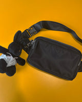[UNISEX] Square hip belt mini bag