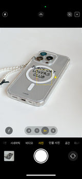 [MADE] [magsafe] black cat lovers club jelly hard iphone case