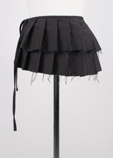PLEATS SKIRT BELT
