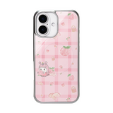 [MADE]ピーチ ツルビー マグセーフ ガラス バンパー iPhone ケース