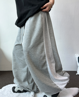 SIDE COLORATION PINTUCK BALLOON PANTS 💙🩶🖤🤍3COLOR