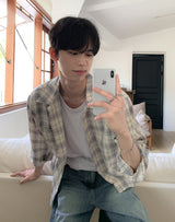 Monet Summer Check Shirt