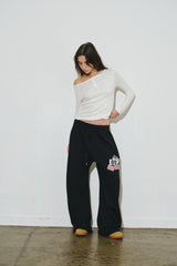 rd check pants (black)