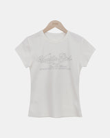 Vanilla Lettering Short-Sleeve T-Shirt