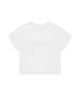GOTHIC APPLIQUE CROP TEE_WHITE