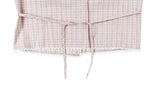 Larsen Flower Check Strap Lace Short Sleeve Shirt