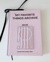 pink stripe magsafe clear card pocket
