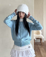 NEWALRIN emblem Fur Beanie