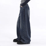 BTB : POEM PINTUCK BALLOON JEANS [STEEL BLUE]